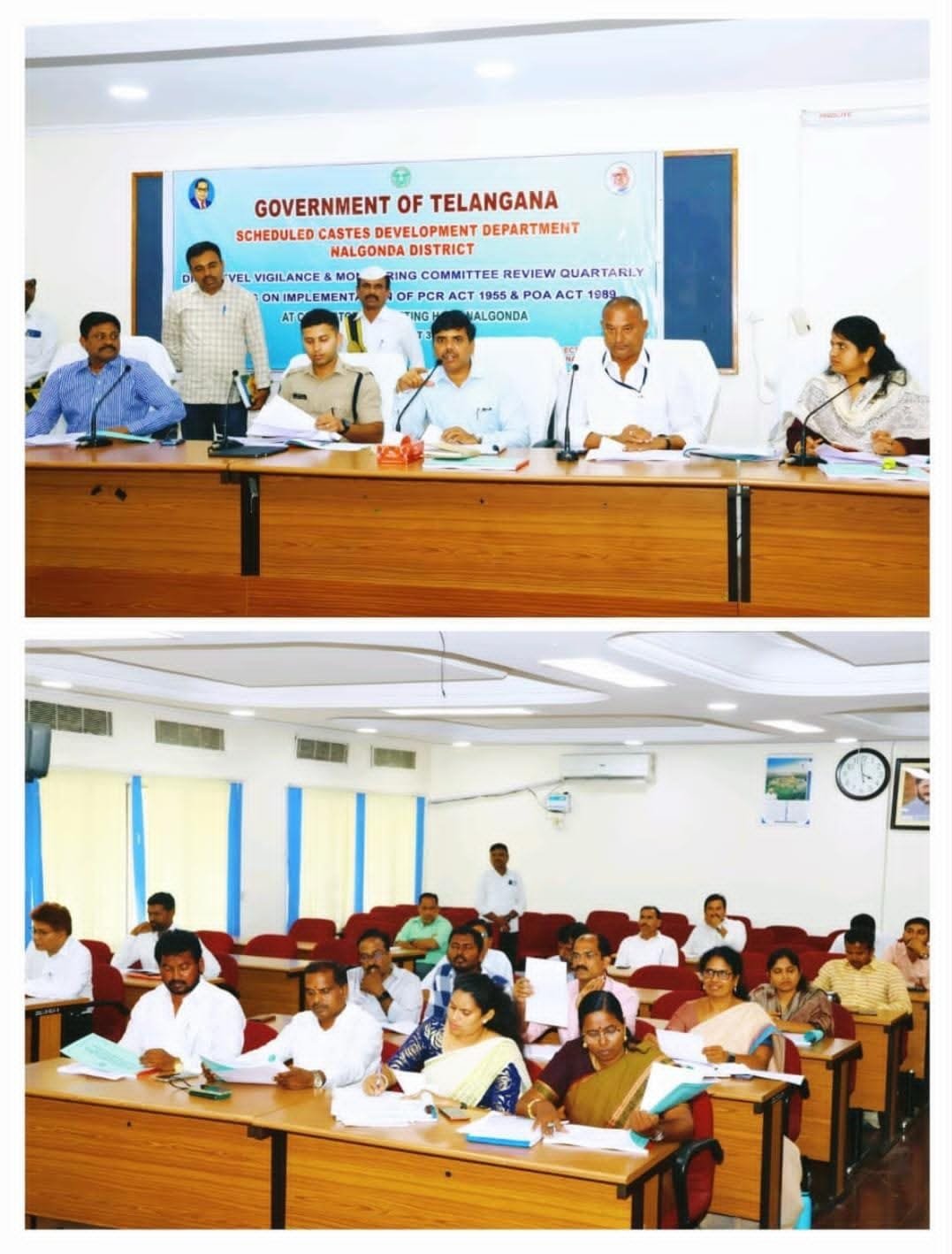 నల్లగొండ జిల్లాలో ప్రజా సమస్యల పరిష్కారానికి అధికారుల హామీ - జిల్లా విజిలెన్స్ అండ్ మానిటరింగ్ కమిటీ సమావేశంలో కమిటీ సభ్యురాలు యేకుల అనిత సురేష్